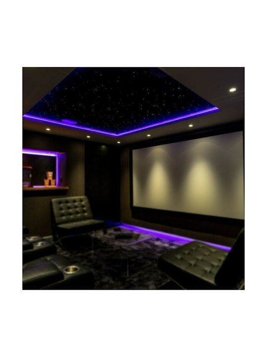 GloboStar Dekoratives Tischlicht LED RGBW Optische Faser 11,5cm