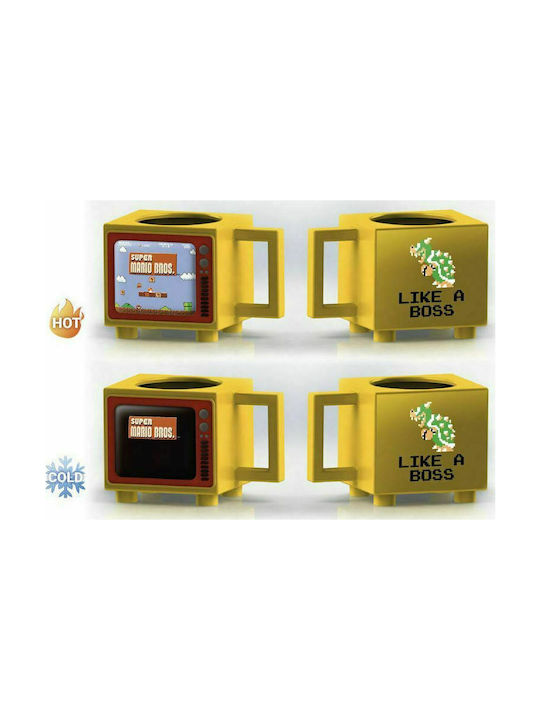 Pyramid International Nintendo - Super Mario Bros Heat Change Mug Ceramic Yellow 500ml