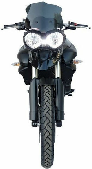 Fabbri Vizieră colorată motocicletă Sport Gen-X Negru mat pentru Triumph Tigru 800 C-XC 2010-2015 TXS124-XDX
