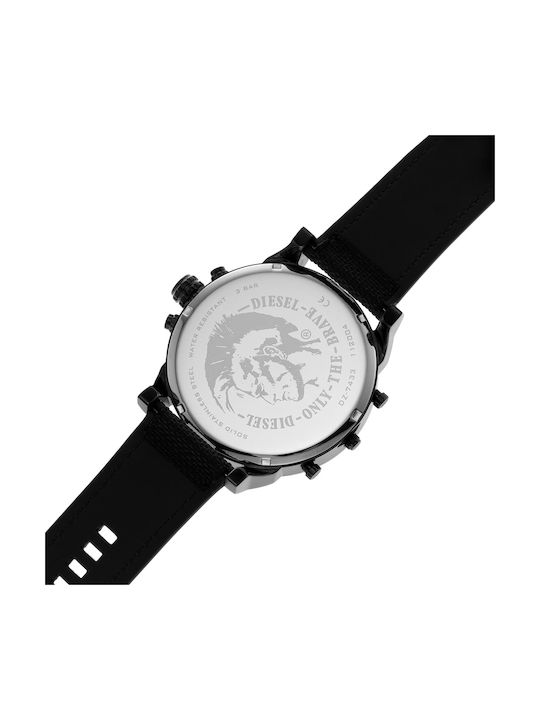 Diesel Mr Daddy 2.0 Men's Watch 57mm Chronograph Battery with Black Leather Strap