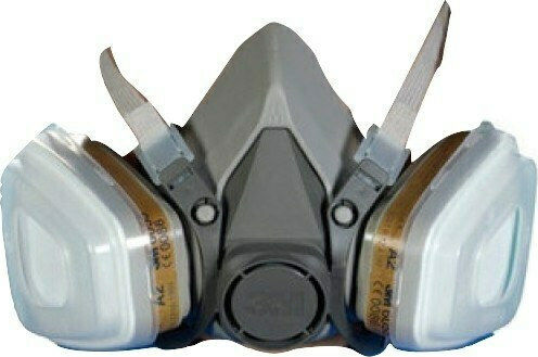 3M Mask Half Face with 6055 & 5911 P1 filters 6200 Gray