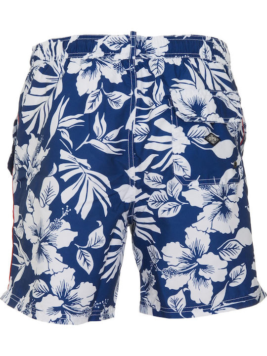 HAWAIIAN Ανδρικό Μαγιό Σορτς Μπλε Floral