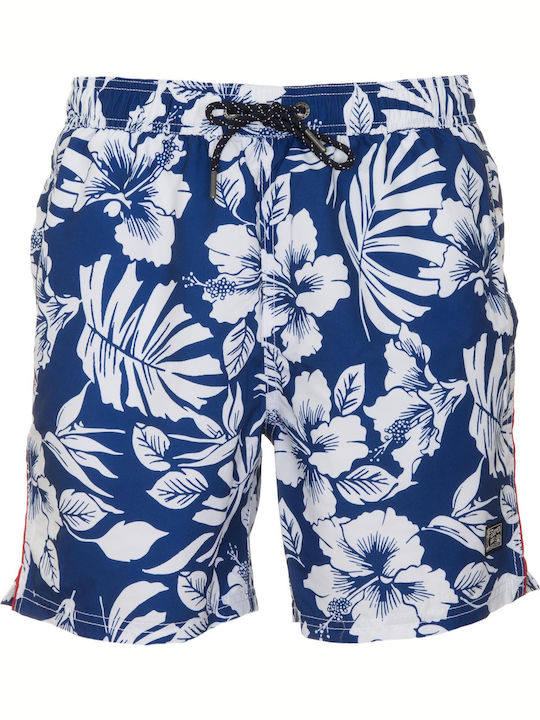 HAWAIIAN Ανδρικό Μαγιό Σορτς Μπλε Floral
