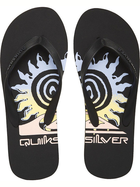 Quiksilver Molokai Pulse Flip Flops σε Μαύρο Χρώμα