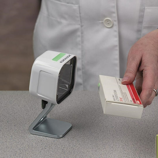 Datalogic Magellan 1500i Präsentation Scanner Verkabelt mit 2D- und QR-Barcode-Lesefunktion