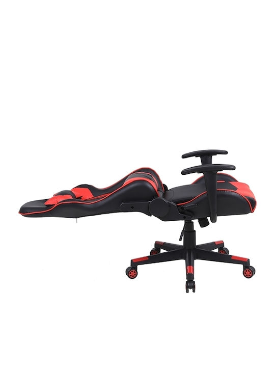 Zita Plus A6250 Καρέκλα Gaming Δερματίνης Μαύρο/Κόκκινο