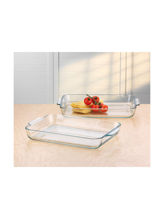 Simax Glass Rectangular Heat-Resistant Cookware 4800ml