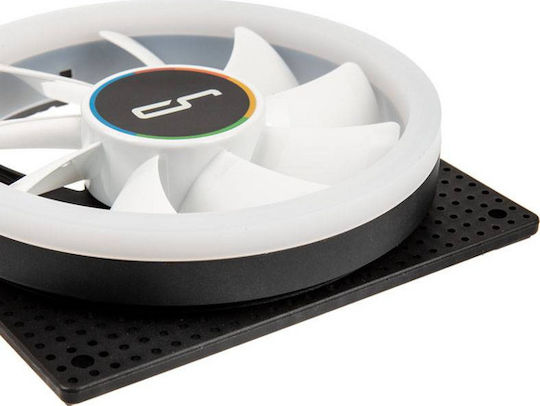 Cryorig Crona X Case Fan 120mm 1700rpm with ARGB Lighting and 4-Pin PWM Connection White