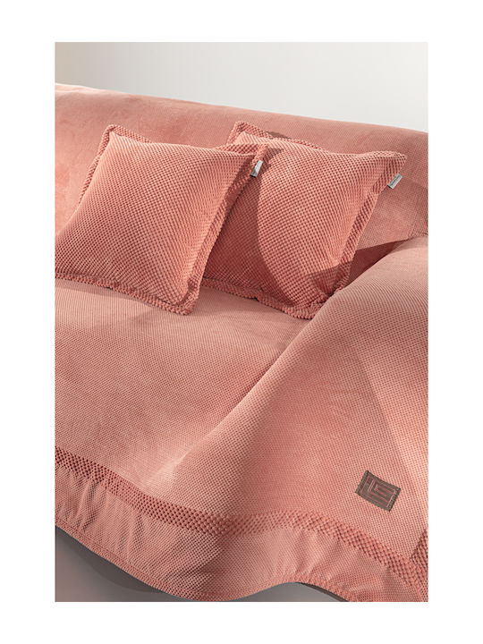 Guy Laroche Rubicon Armchair Throw 150x170cm Coral
