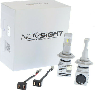 NovSight Lămpi Autoturismului H7 LED 6000K Alb rece 32V 60W 2buc