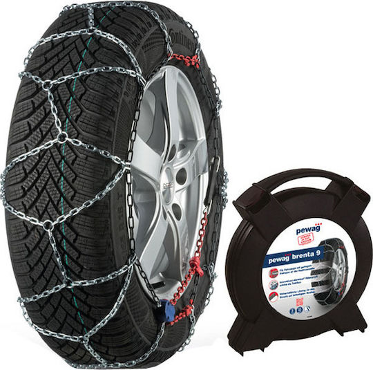 Pewag Brenta-9 XMB4-60 Αντιολισθητικές Αλυσίδες Πάχους 9mm Επιβατικού Αυτοκινήτου 2τμχ