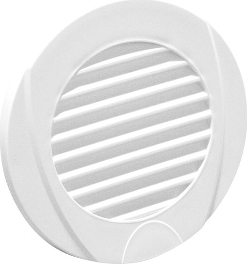 Lalizas Conector de ventilatie pentru barci din plastic cu diametru 102mm Alb culoare