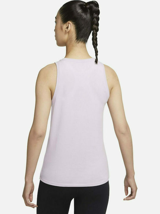 Nike Icon Clash Women's Athletic Cotton Blouse Sleeveless Lilacc