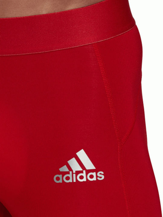 adidas Techfit Ανδρικό Ισοθερμικό Σορτς Κόκκινο