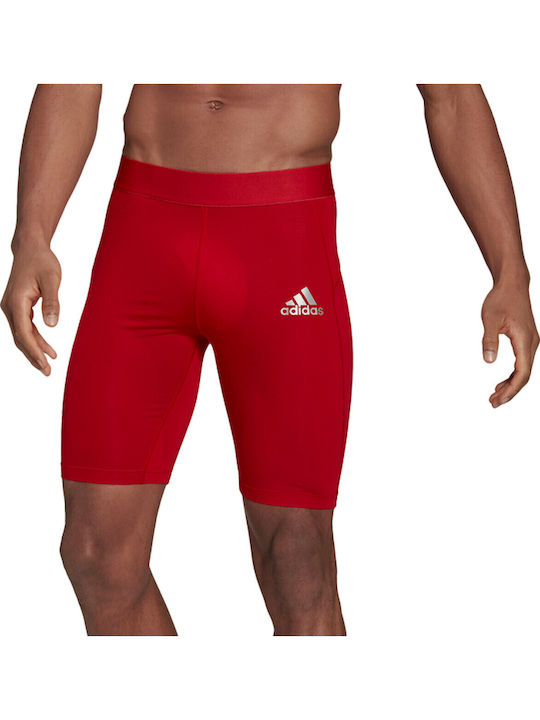 adidas Techfit Ανδρικό Ισοθερμικό Σορτς Κόκκινο