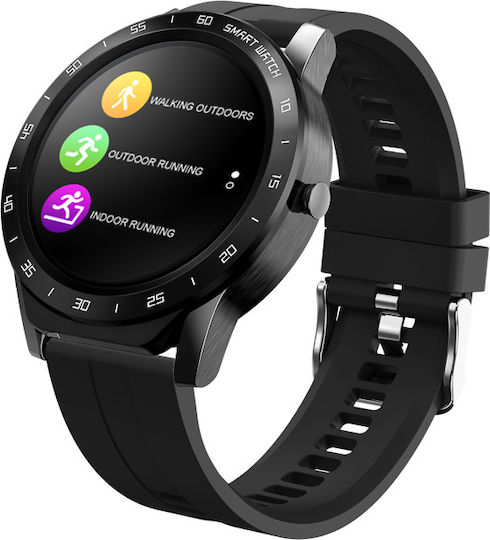 DAS.4 SP20 Smartwatch with Heart Rate Monitor (Black)