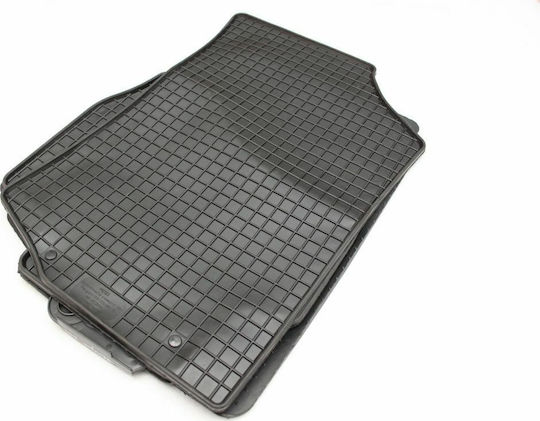 Petex Set of Front and Rear Mats 4pcs for Peugeot 108 Citroen C1 2014+ Black