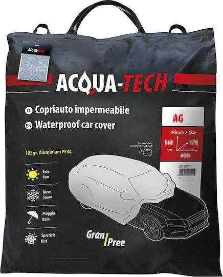 Lampa Acqua Tech Gran Pree AG-7 Κουκούλα Αυτοκινήτου με Τσάντα Μεταφοράς 485x193x190cm Αδιάβροχη XLarge για SUV/JEEP