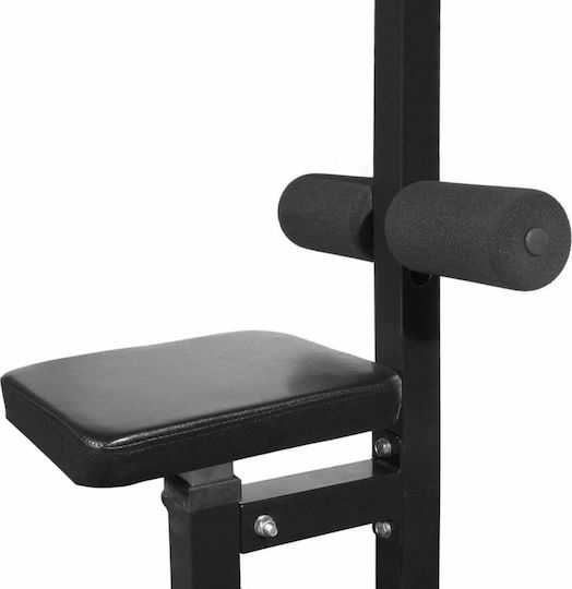 vidaXL Multifunktionales Trainingsgerät mit Gewichten 27.5kg mit Langhantel und Kurzhantel Set 30,5kg