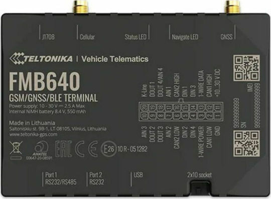 Teltonika FMB640 GPS-Tracker mit GSM GPRS für Autos, Lastkraftwagen und Boote