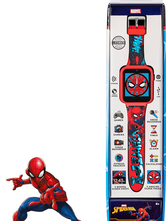 Disney Kinder-Smartwatch Spider-Man Marvel mit Kamera Rot
