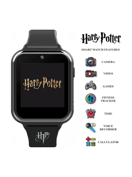 Disney Harry Potter Παιδικό Smartwatch με Λουράκι από Καουτσούκ/Πλαστικό Μαύρο