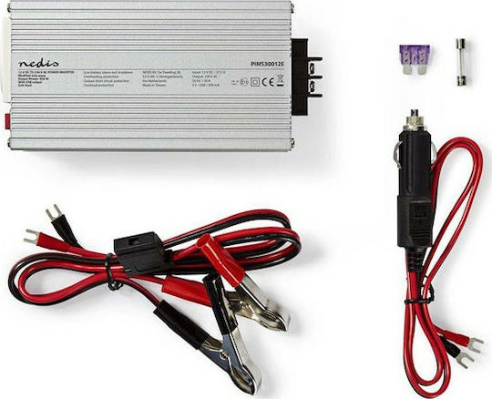 Nedis Car Inverter Modified Sinewave 300W to Converter 12V DC in 230V AC with 1xUSB