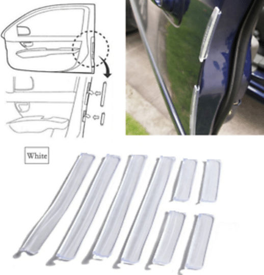 Carpoint Protecții pentru Uși Auto 60cm 2buc Transparent