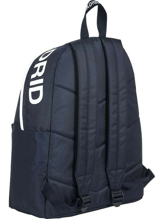 Διακάκης Real Madrid Schulranzen Rucksack Junior High-High School in Blau Farbe L33 x B15 x H42cm 15Es