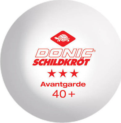 Donic Avantgarde Ping Pong Balls 3-Star 6pcs