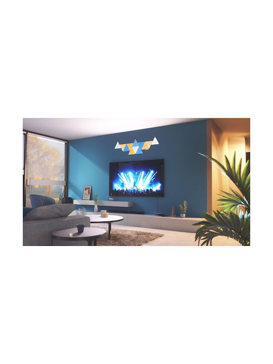Nanoleaf Shapes Triangles WiFi Decorative Lamp Hexagon Multicolour 9pcs