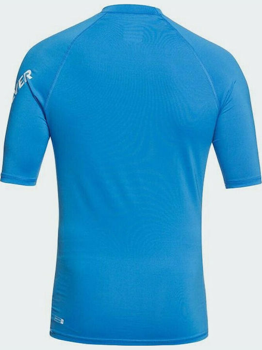 Quiksilver Alltimiss Ανδρική Κοντομάνικη Αντηλιακή Μπλούζα Μπλε UPF 50
