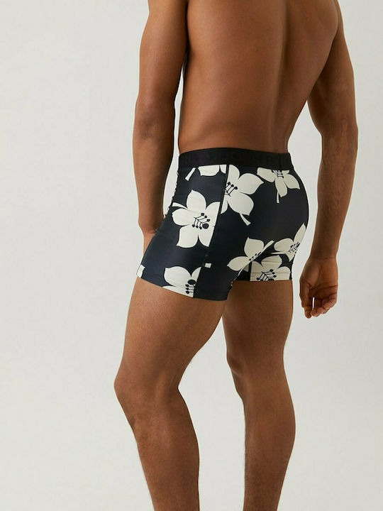 Björn Borg Steve Herren Badebekleidung Shorts Schwarz Blumen