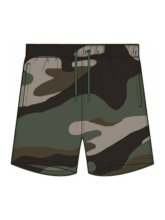 Sylvester Men's Swimwear Shorts Khaki Camo