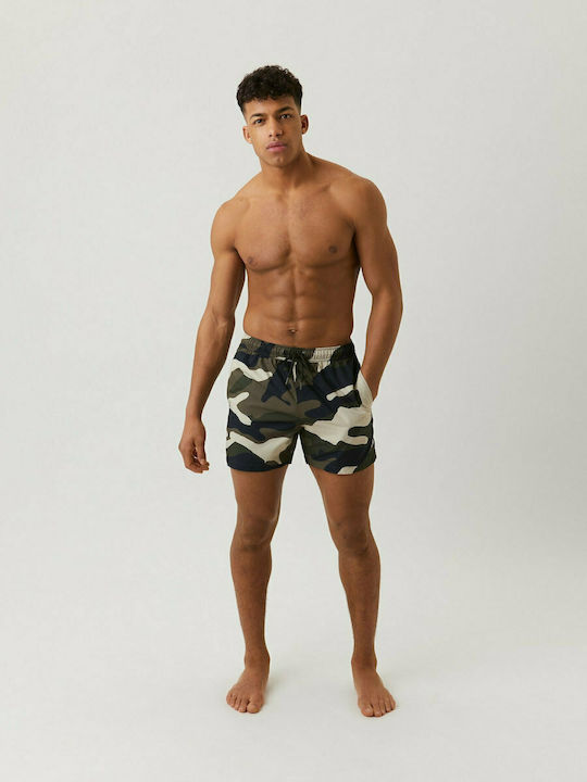 Sylvester Men's Swimwear Shorts Khaki Camo