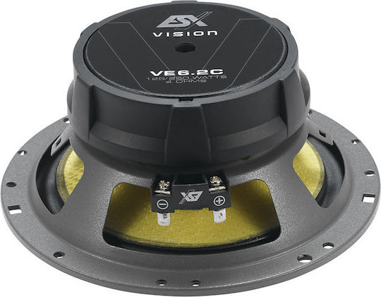 Esx VE-6.2C Σετ Ηχεία Αυτοκινήτου Διαιρούμενα 6.5" με 125W RMS (2 Δρόμων)