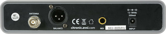 Citronic RU105-H Σετ Ασύρματο Δυναμικό Μικρόφωνο Χειρός για Φωνητικά