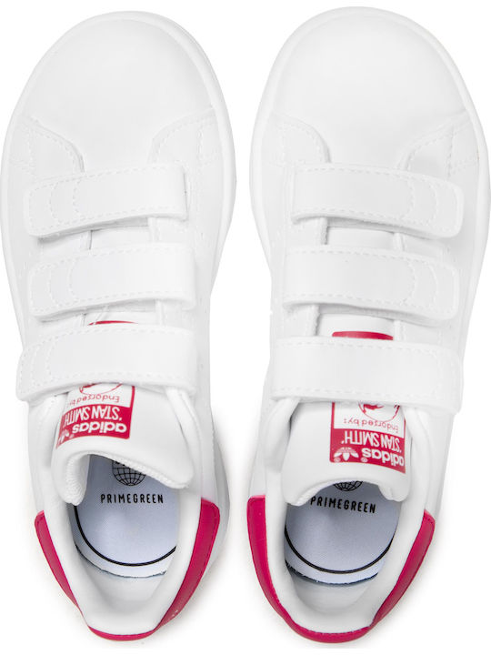 Stan Smith STAN SMITH CF C Детски маратонки Low Облачно Бяло / Смело Розово