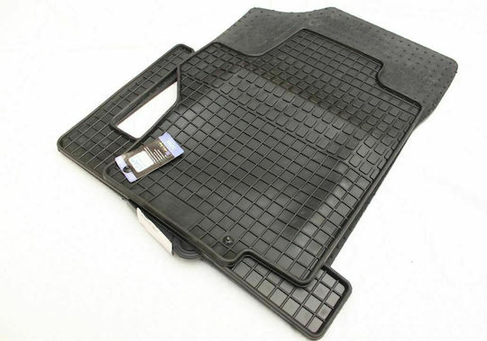 Petex Set of Front and Rear Mats 4pcs for Peugeot 1007 2005-2009 Black