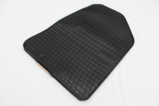 Frogum Set of Front and Rear Mats 4pcs for Hyundai Elantra 2016-2020 Black