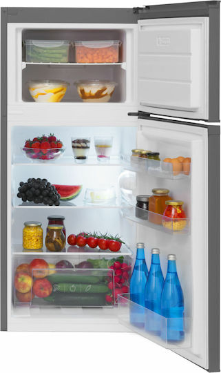 Amica Ψυγείο Δίπορτο 167lt Υ122xΠ54xΒ57εκ. Inox FD2015.4X