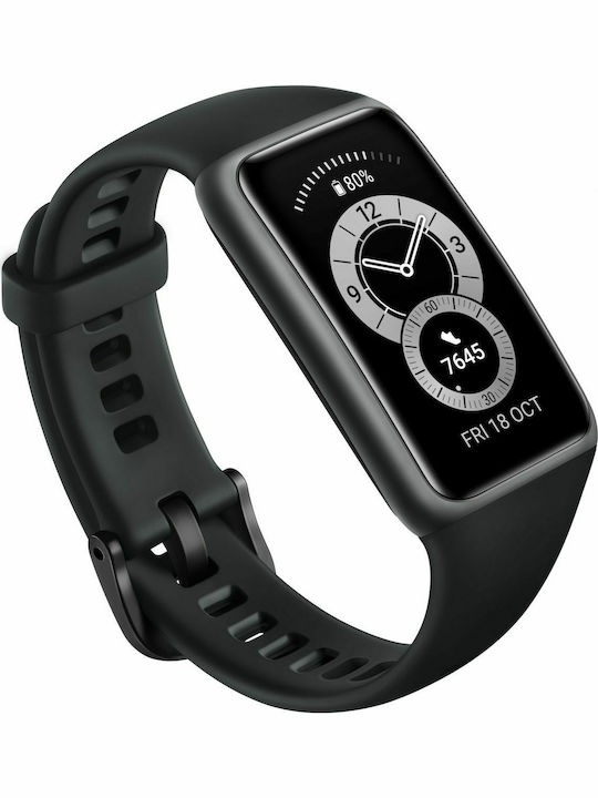 Huawei Band 6 Wasserdicht mit Pulsmesser Graphite Black