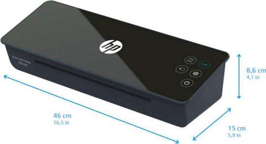 HP Laminator Pro Laminator 600 Desktop for A4 125 Microns
