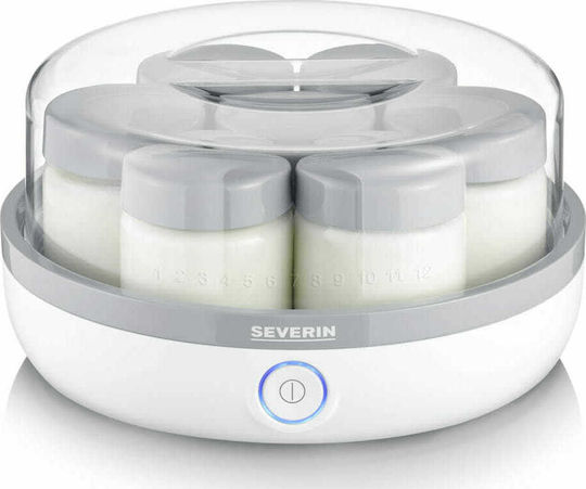Severin JG 3518 Yogurt Maker with Jars 1.05lt White 13W