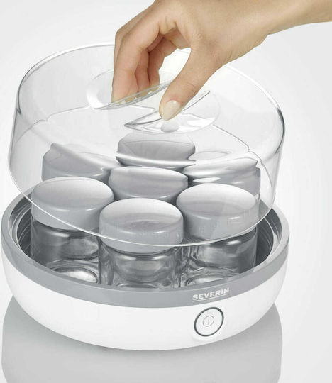 Severin JG 3518 Yogurt Maker with Jars 1.05lt White 13W