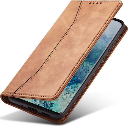 Bodycell PU Leather Book Synthetic Leather Brown (iPhone 6/6s Plus) 04-00244