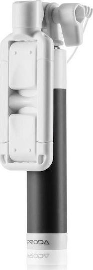 Remax Proda P6 Selfie Stick with 3.5mm Cable Black