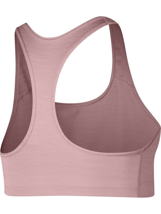 Dri-Fit Swoosh Γυναικείο Αθλητικό Μπουστάκι Ροζ