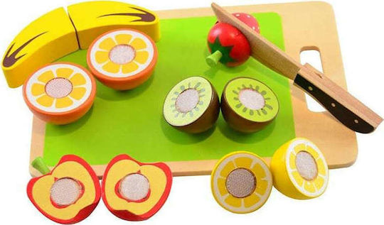Magni Wooden Fruit with Cutting Set from Wood for 3+ Years