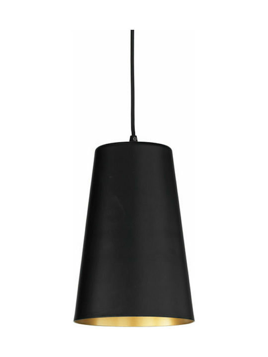 Ondaluce Pail Pendant Light Single-Light for Socket E27 Black